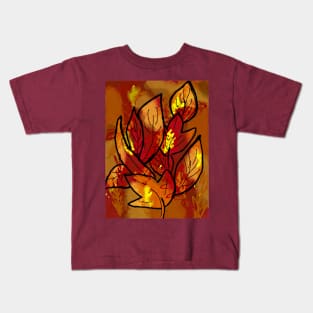 Autumn Leaves Kids T-Shirt